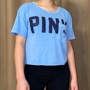 VS PINK Crop Top - Blue